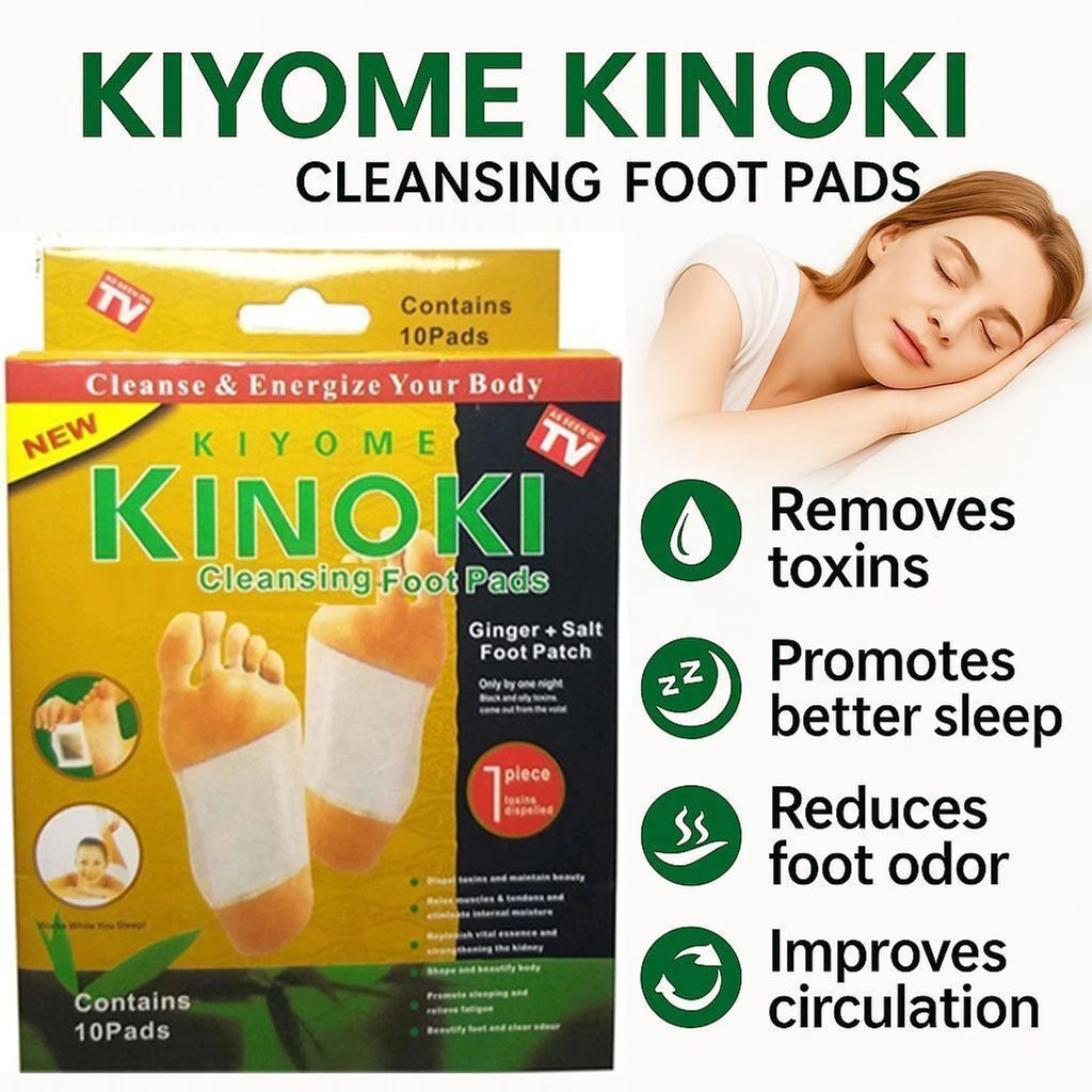 KINOKI CLEANSING DETOX FOOT PADS PACK OF 1