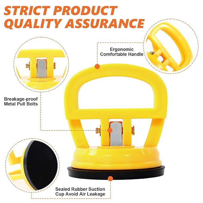 Dent Removal Kit - Powerful Car Repair Kit With Suction Cup Puller Handle Lifter for Body Dent (1 Pic)