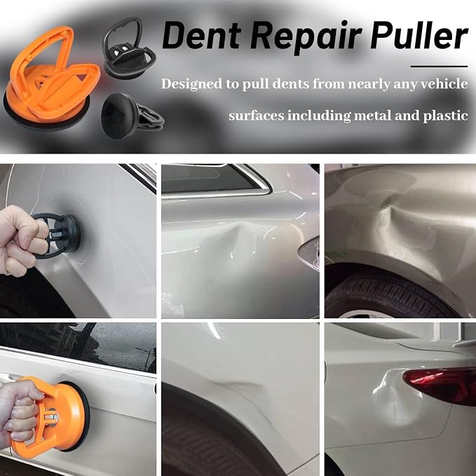 Dent Removal Kit - Powerful Car Repair Kit With Suction Cup Puller Handle Lifter for Body Dent (1 Pic)
